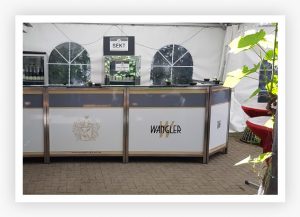 Dienstleistungen wie Catering von der Weinkellerei Wangler